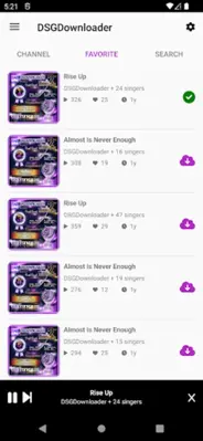 DSG Downloader for Smule android App screenshot 3